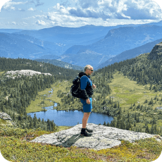 Bilde av Trondo på fjellet